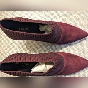 Cole Haans suede heels